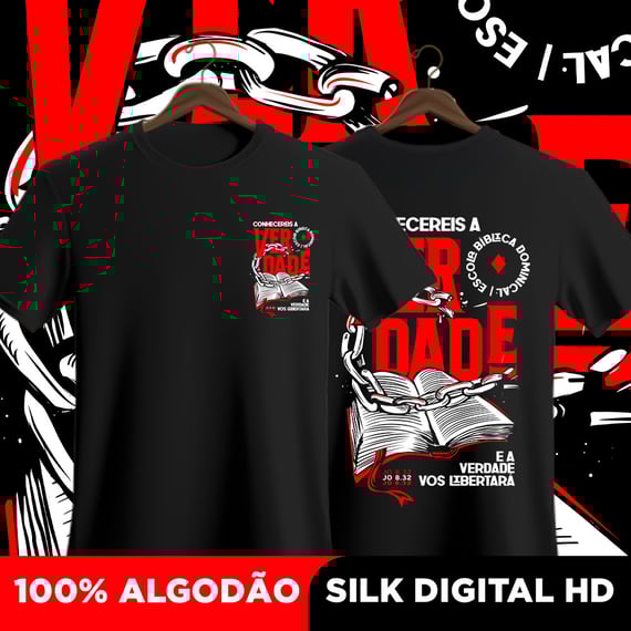 Camisa A verdade vos libertará
