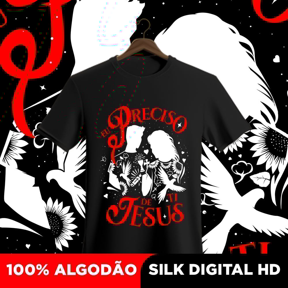 Nome do produto: Camisa Eu preciso de ti Jesus