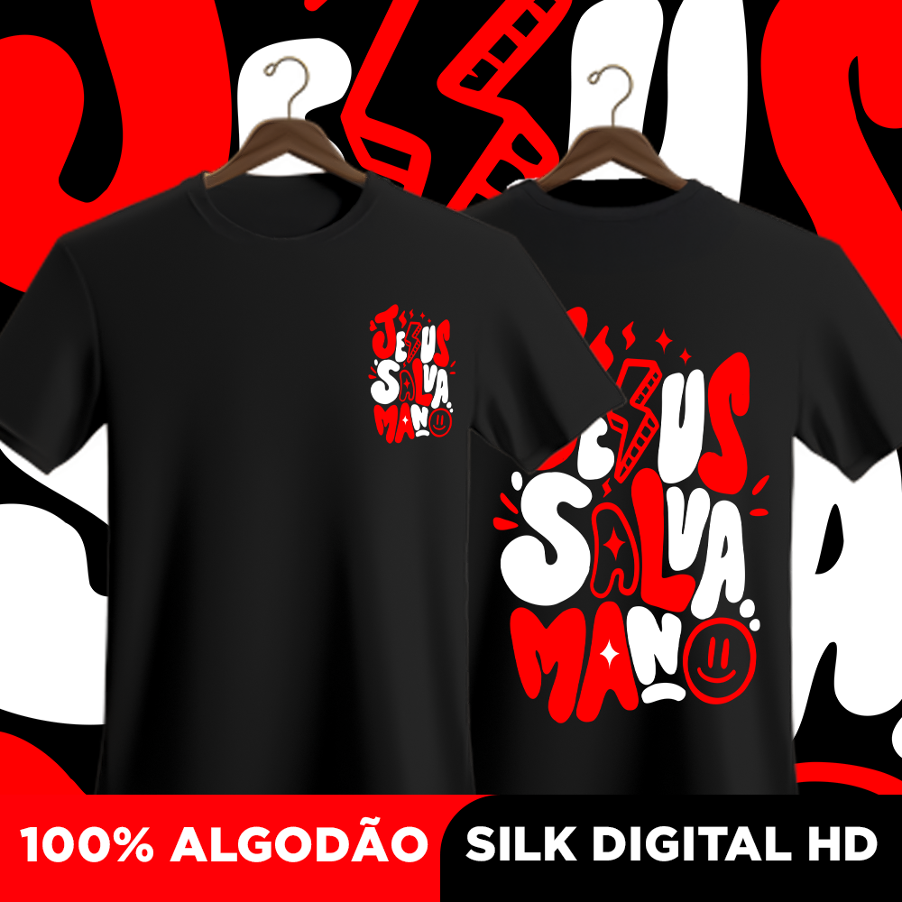 Nome do produto: Camisa Jesus salva mano
