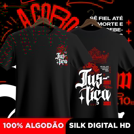 Camisa A coroa da justiça