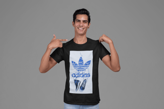 CAMISETA ADIDAS TÊNIS ENROSCADO FRENTE