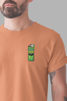 Nome do produto  CAMISETA RICK AND MORTY (BIC RICK) ESTONADA