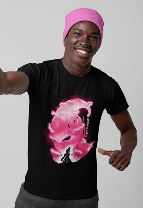 Nome do produto  CAMISETA MAJIN BOO PRETA