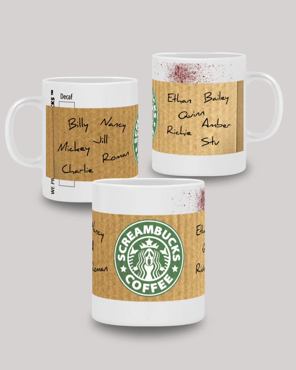 Nome do produto: Caneca Pânico | Screambucks Coffee | Ghostfaces