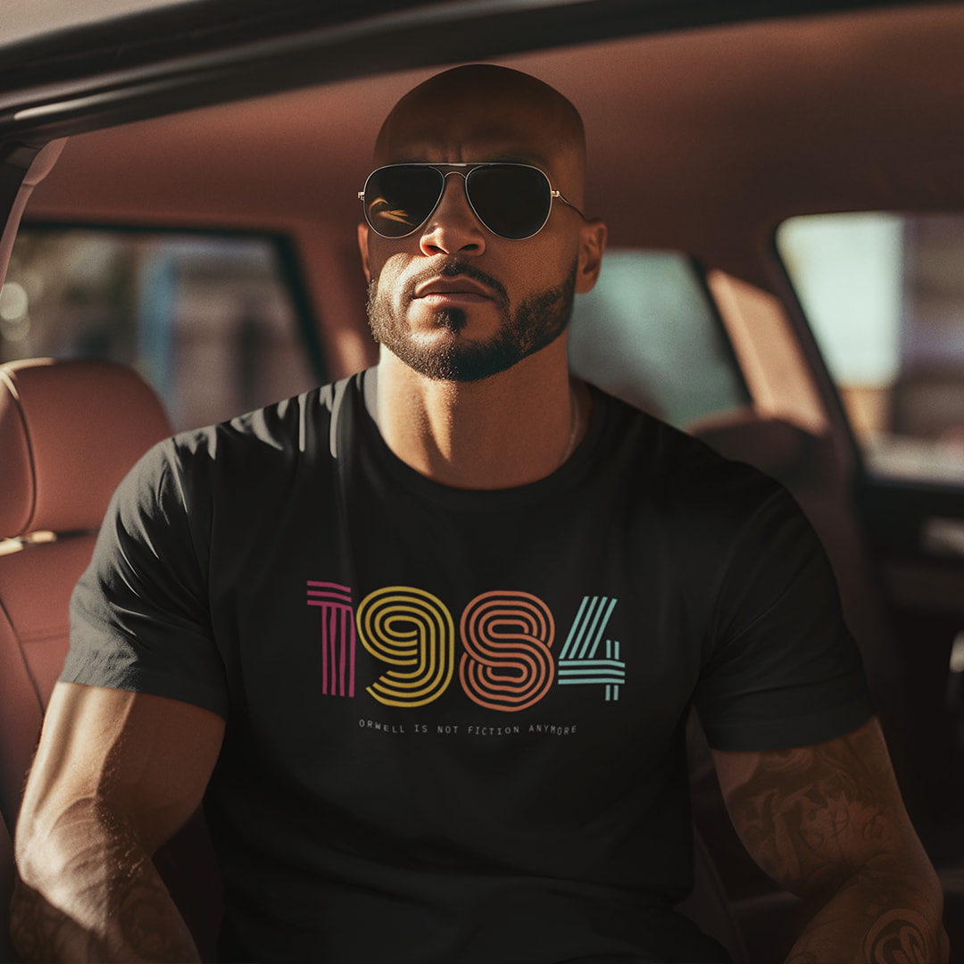 Camiseta 1984 Preta (Unissex)