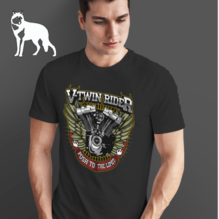 Nome do produto Camiseta Quality Motor em V Turbinado
