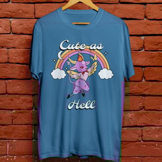 Nome do produto Camiseta Unissex - Cute as hell