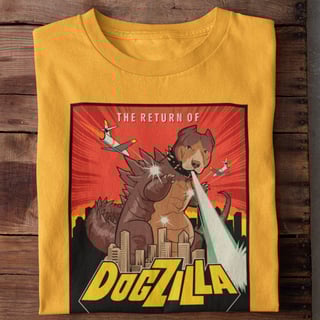 Nome do produto Camiseta Unissex - Dogzilla