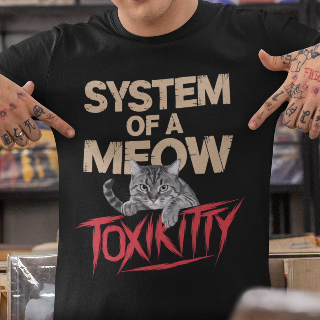 Camiseta Unissex - System of a meow