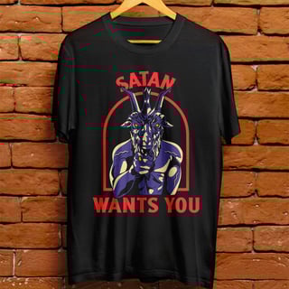 Nome do produto Camiseta Unissex - Satan wants you