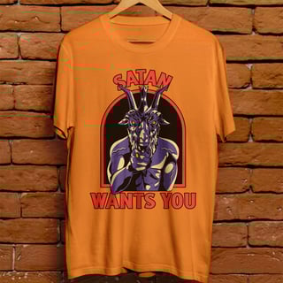 Nome do produto Camiseta Unissex - Satan wants you