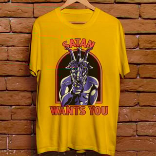 Nome do produto Camiseta Unissex - Satan wants you