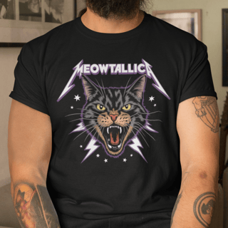 Camiseta Unissex - Meowtallica