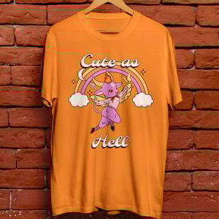 Nome do produto Camiseta Unissex - Cute as hell