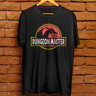 Nome do produto Camiseta Preta - Dungeon master