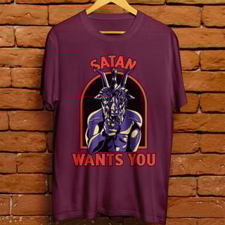 Nome do produto Camiseta Unissex - Satan wants you