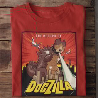 Nome do produto Camiseta Unissex - Dogzilla