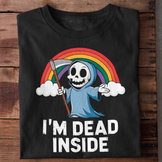 Nome do produto Camiseta Unissex - Im dead inside