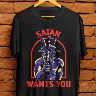 Nome do produto Camiseta Unissex - Satan wants you