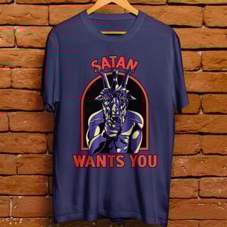 Nome do produto Camiseta Unissex - Satan wants you