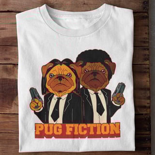 Nome do produto Camiseta Unissex - Pug Fiction