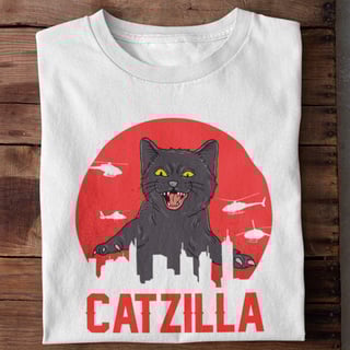 Nome do produto Camiseta Unissex - Catzilla