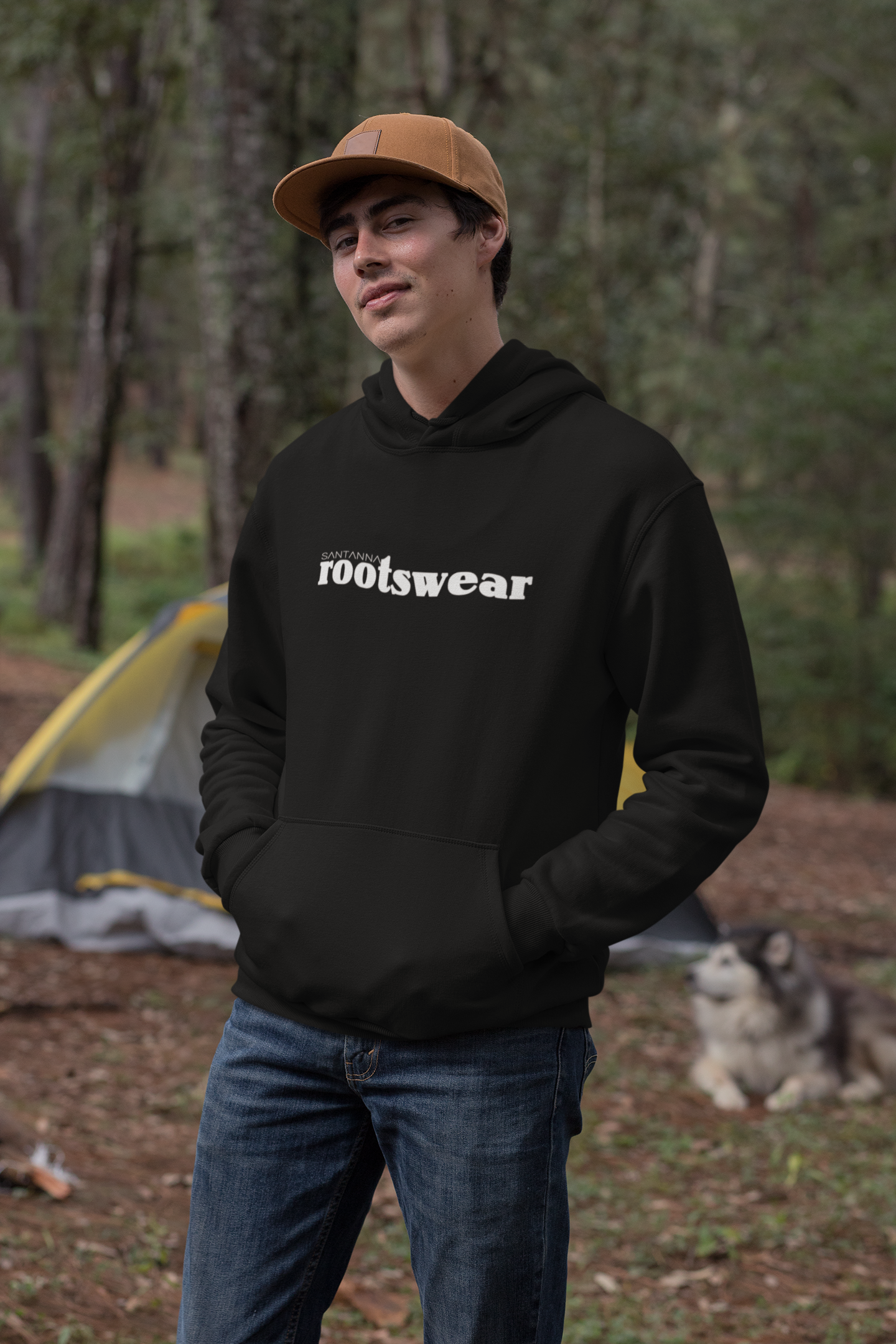 Moletom Canguru Unissex - Rootswear Branco