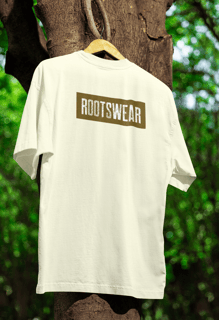 Camiseta Oversized Rootswear Unissex (Off-White)