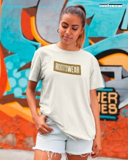 Nome do produto Camiseta Oversized Rootswear Unissex (Off-White)