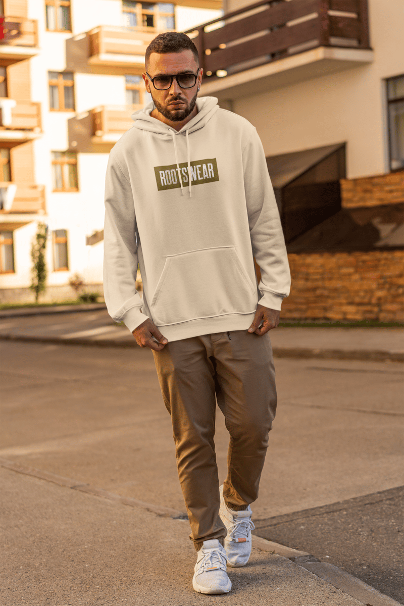 Nome do produto: Moletom Prime Canguru Rootswear - Off White