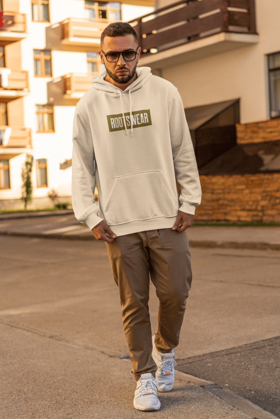 Moletom Prime Canguru Rootswear - Off White