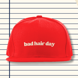 Nome do produto Boné Quality Vermelho Bad Hair Day