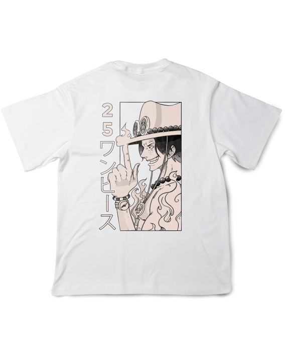 Camisa Ace 25OnePiece (Arte Verso)