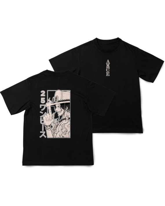 Camisa Ace 25OnePiece (Arte Frente e Verso)