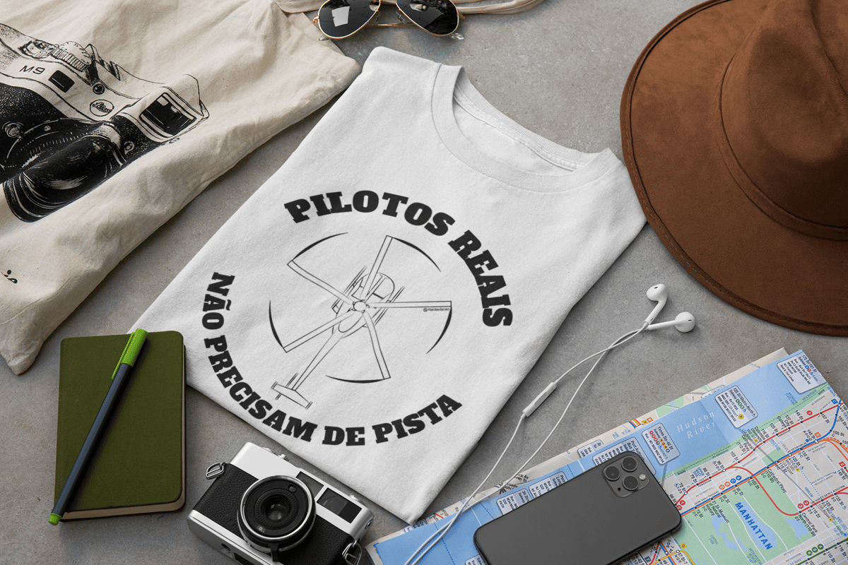 Nome do produto: Pilotos Reais Não Precisam de Pista - Pilotos de Helicópteros