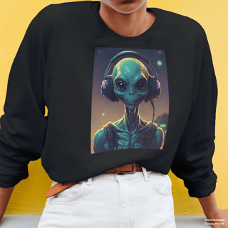 Nome do produto Happy Alien - Moletom