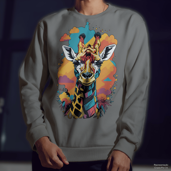 Girafa Contemporânea - Moletom