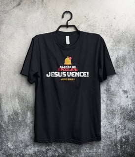 Camisa Masculina Alerta de Spoiler: Jesus vence