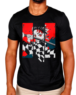 T-Shirt Masculino Demon Slayer