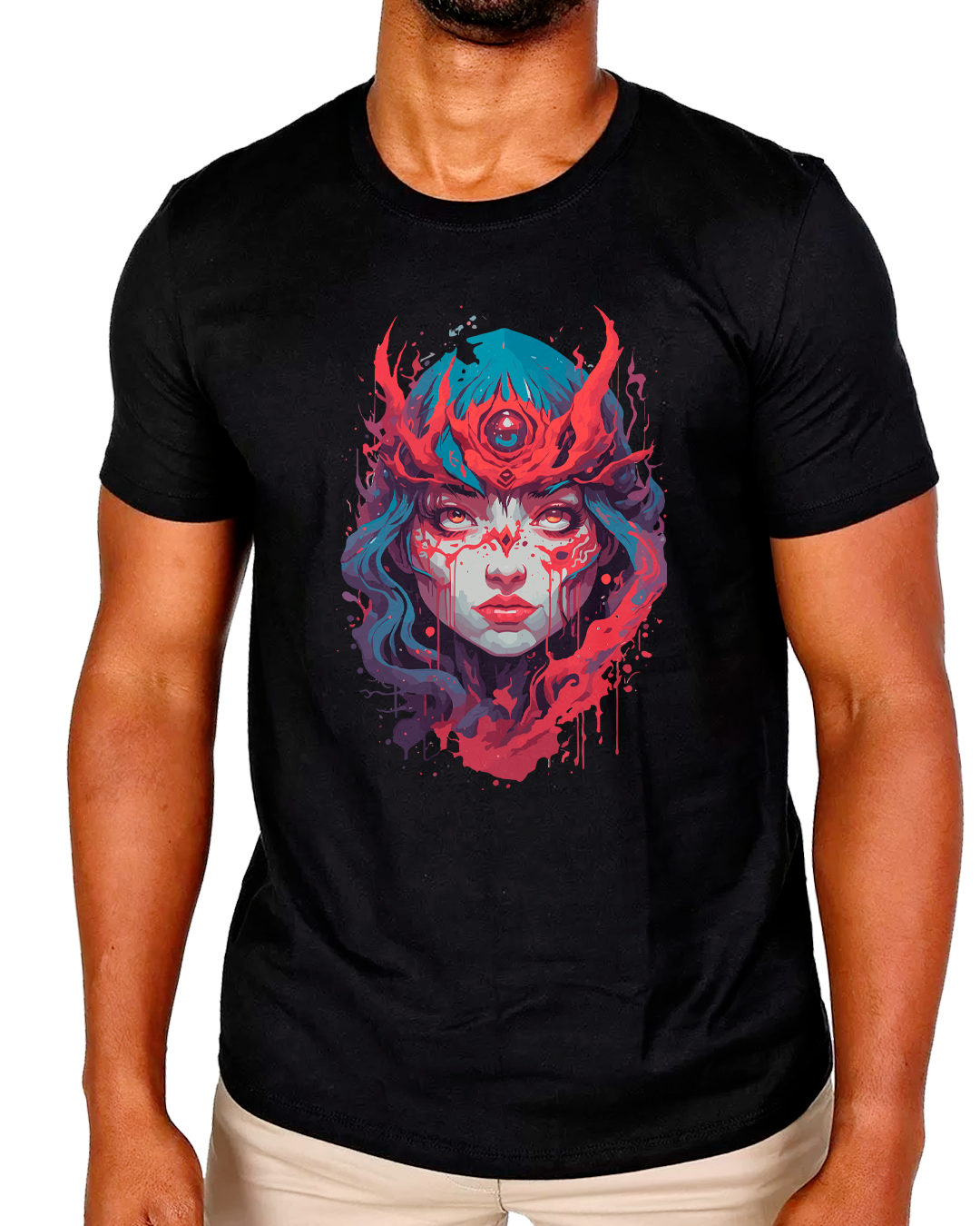 T-Shirt Masculino Feiticeira Arte