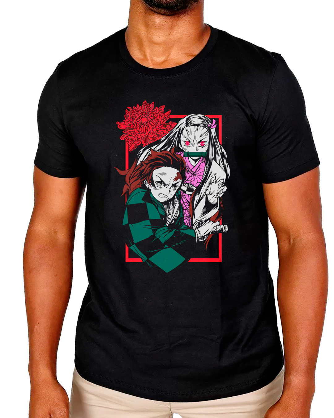 T-Shirt Masculino Demon Slayer