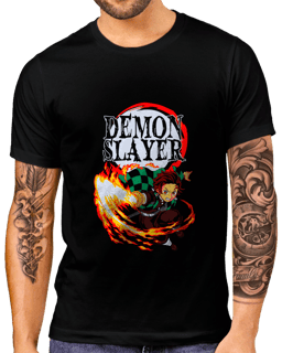 T-Shirt Masculino Demon Slayer