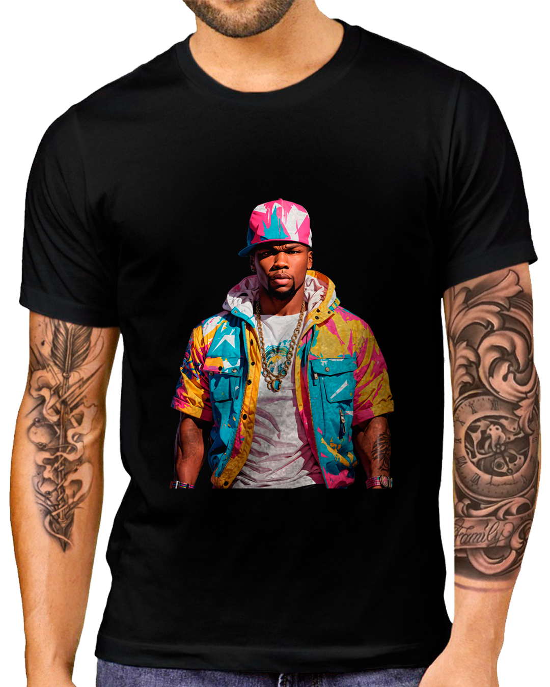 T-Shirt Masculino 50 Cent