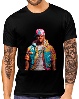 T-Shirt Masculino 50 Cent