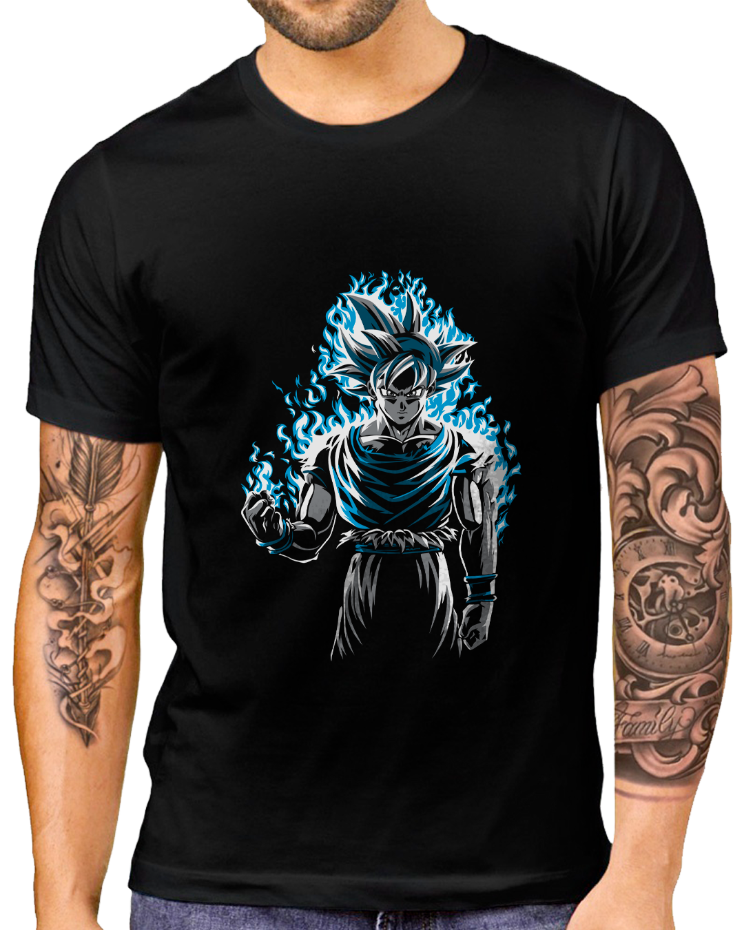 T-Shirt Masculino Goku Instinto Superior