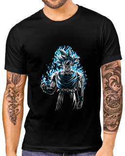 T-Shirt Masculino Goku Instinto Superior