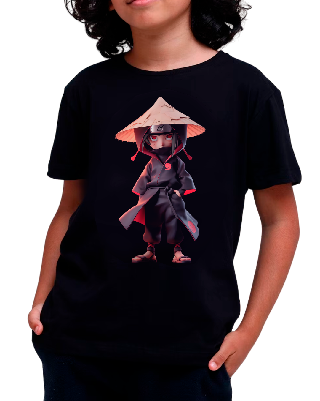 T-Shirt Intantil (10 a 14anos) Itachi Uchiha