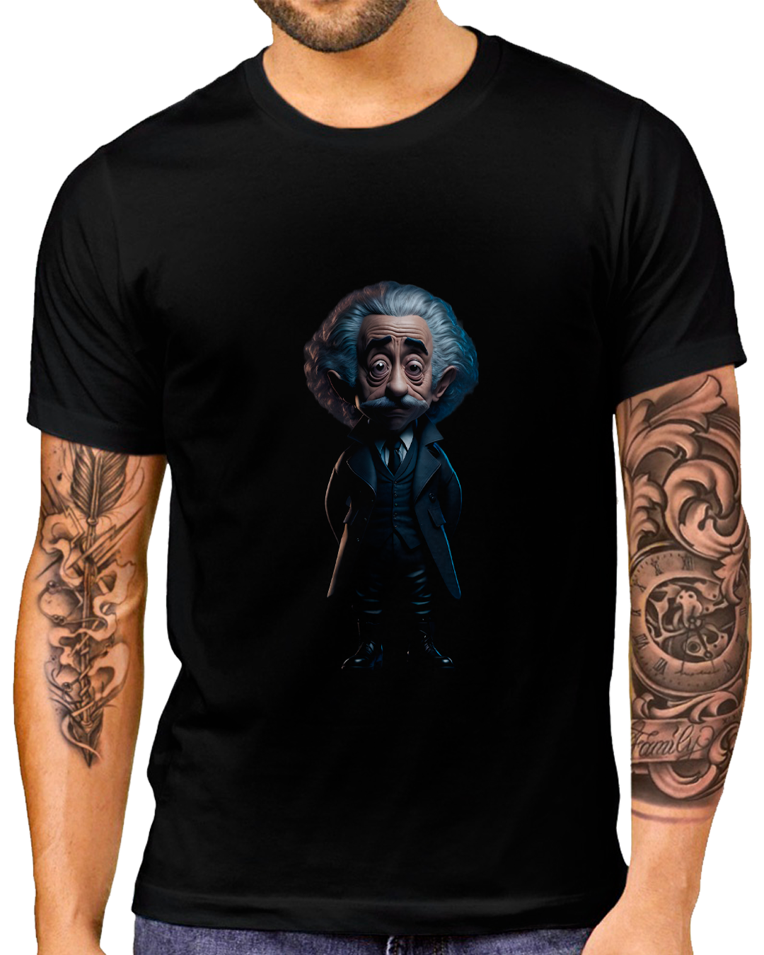 T-Shirt Masculino Mini Albert Einstein