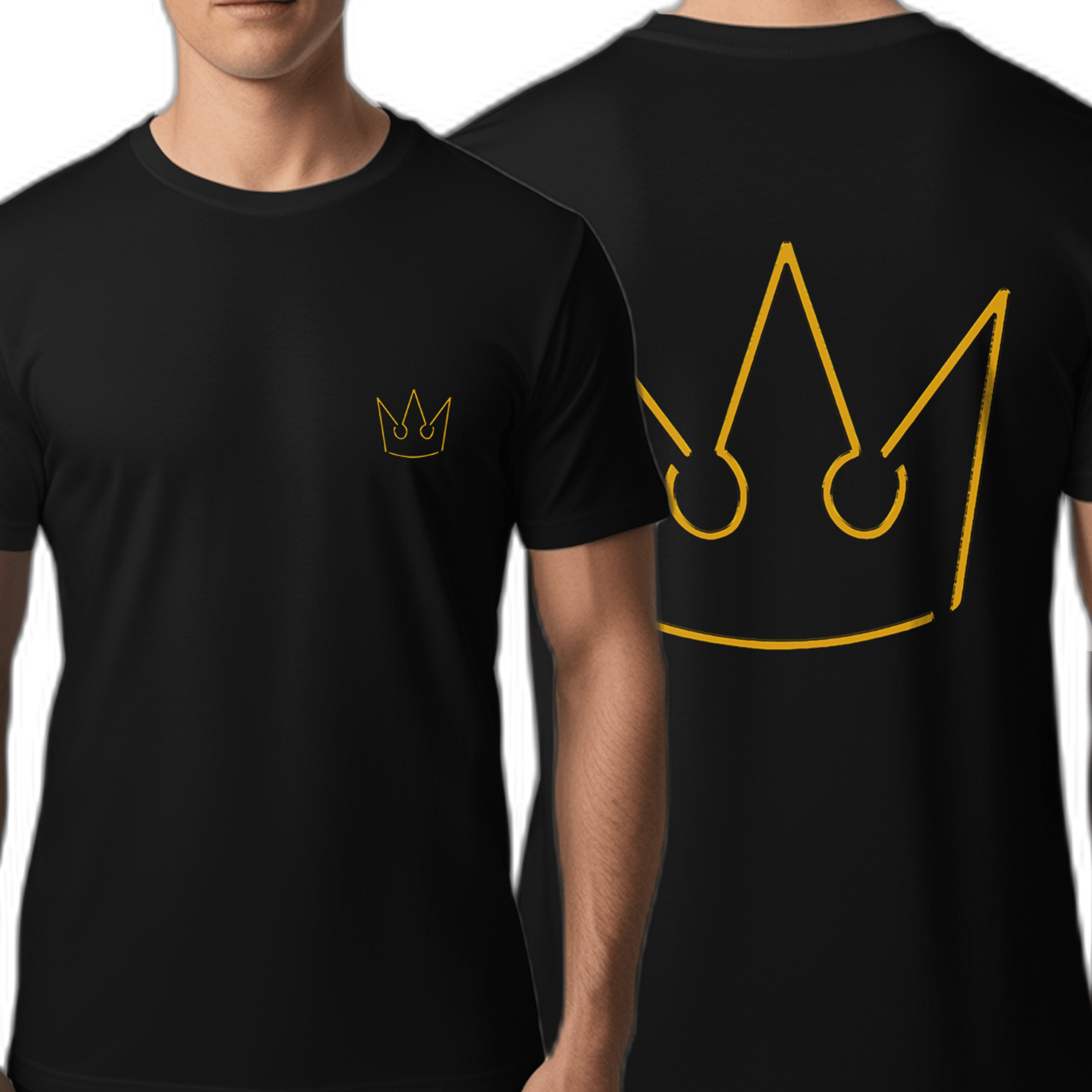 T-Shirt Masculino Coroa de Ouro