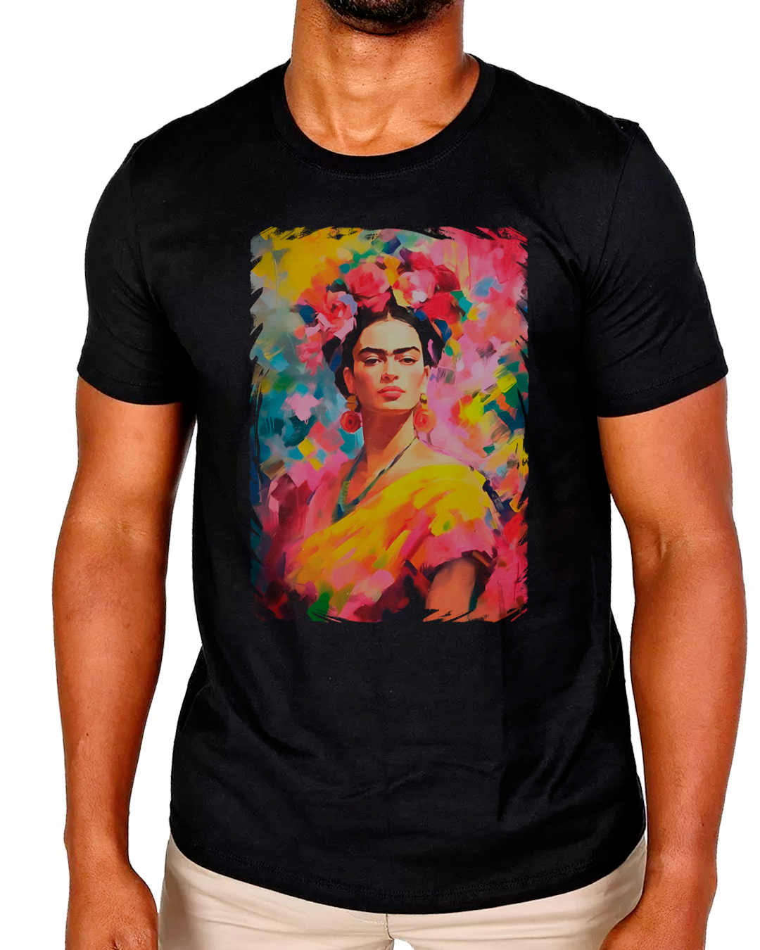 T-Shirt Masculino Frida Pintura